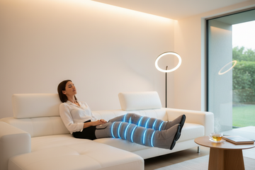 Air compression leg massager benefits for sore legs