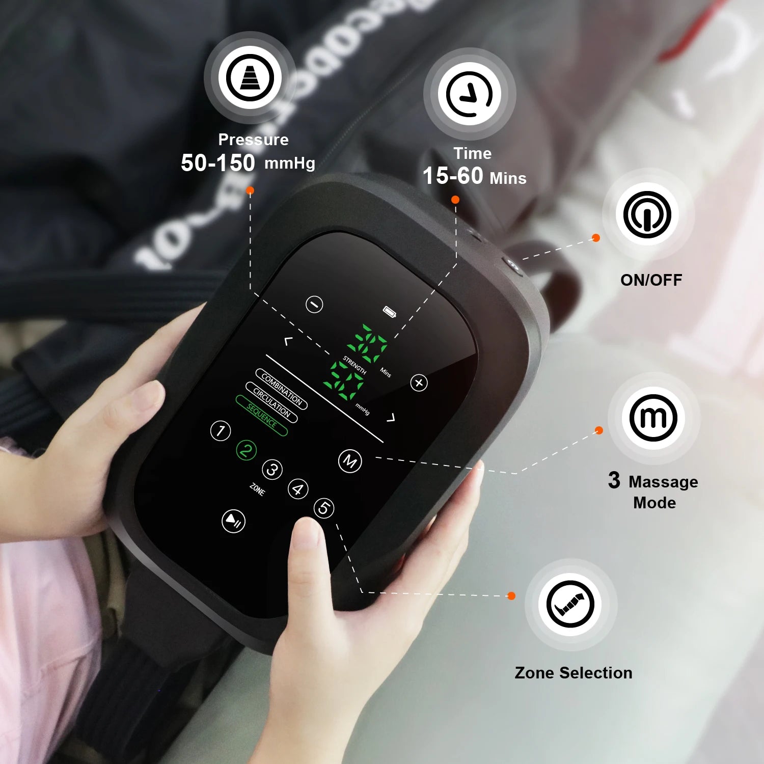 Rechargeable Air Compression Recovery Boots