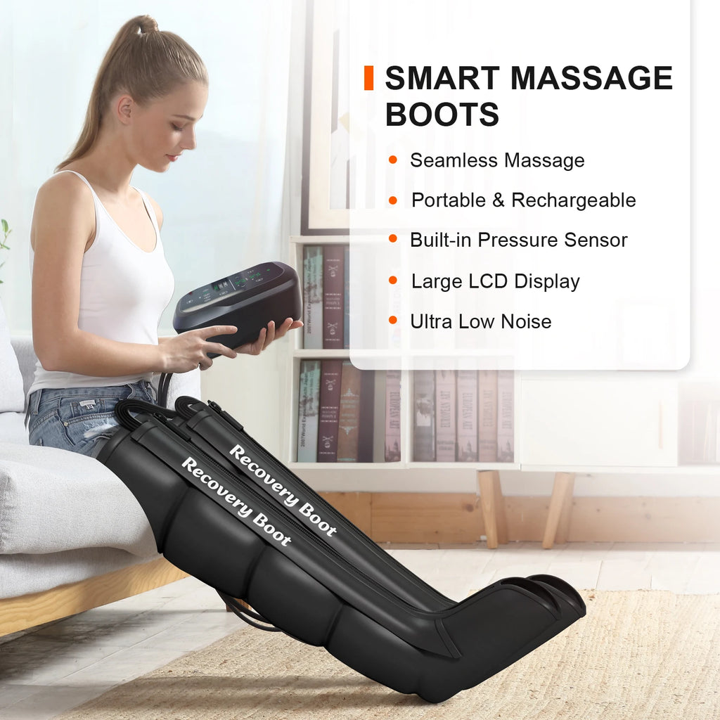 Rechargeable Air Compression Recovery Boots
