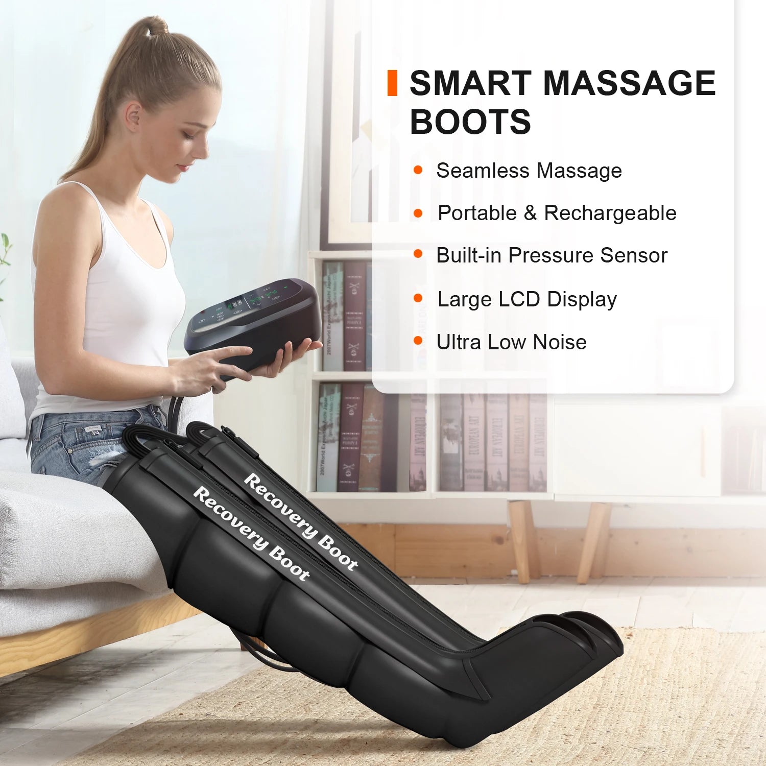 Rechargeable Air Compression Recovery Boots