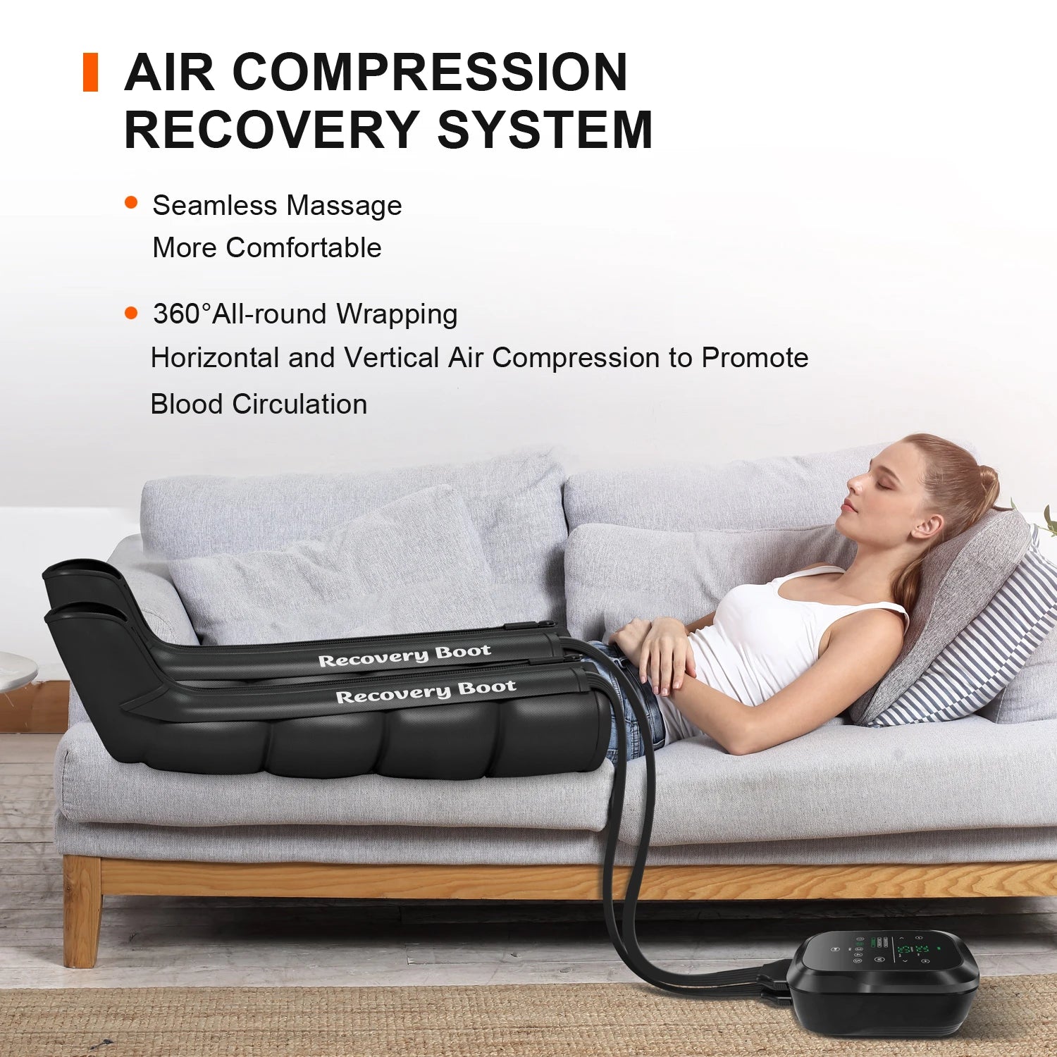 Rechargeable Air Compression Recovery Boots