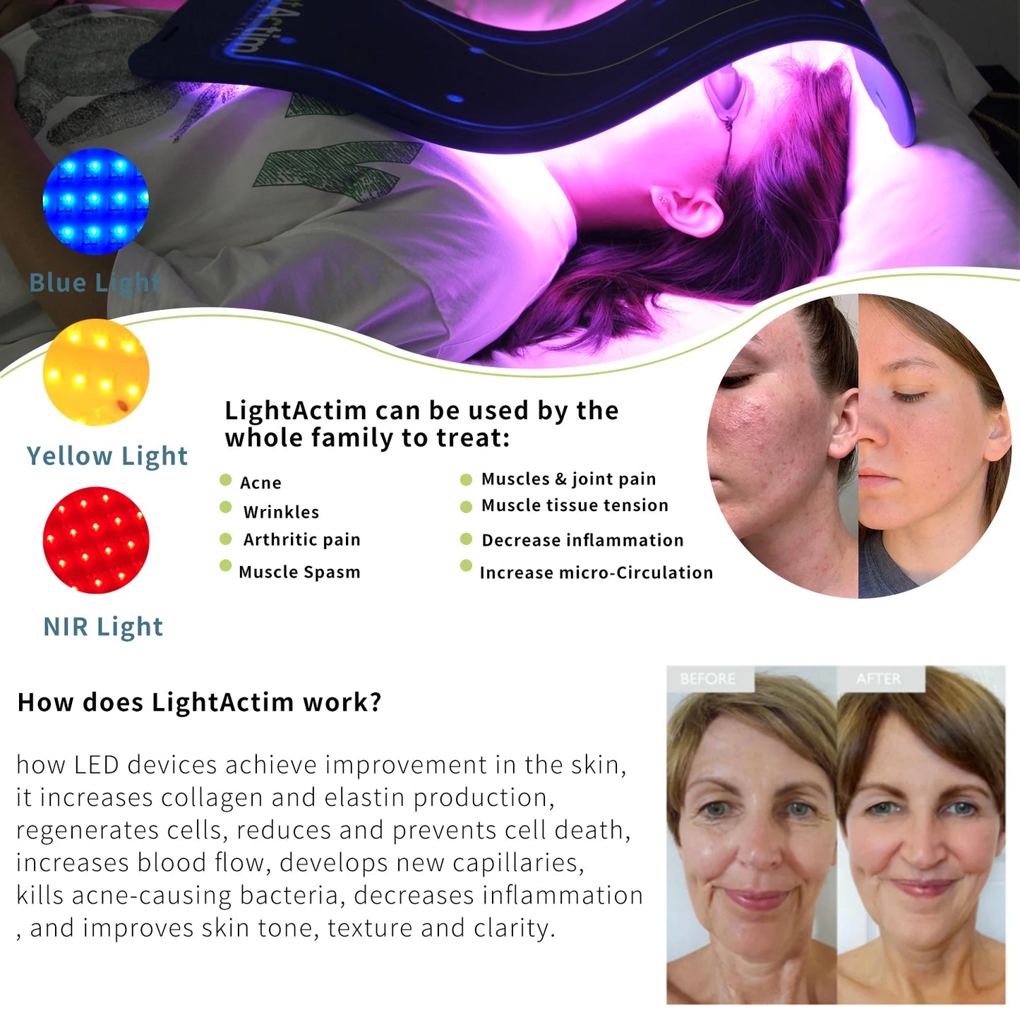 Celluma 2025 New Arrival Medical Grade Mini Size Face Mask 660nm 850nm Infrared Portable Red Light Therapy Panel Pain Relief