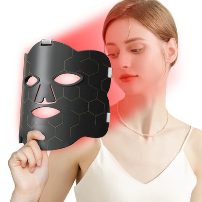 OEM/ODM Led Red Light Therapy for Face, 7 Color Facial Mask Blue Red for Face Facial Skin Care